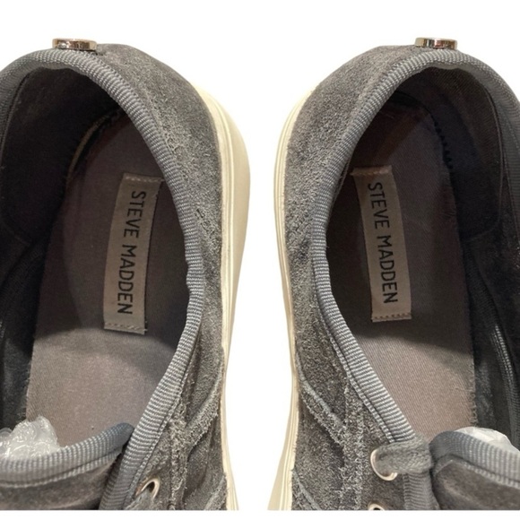 Women’s Steve Madden Elore Suede Platform Sneakers - Picture 5 of 7